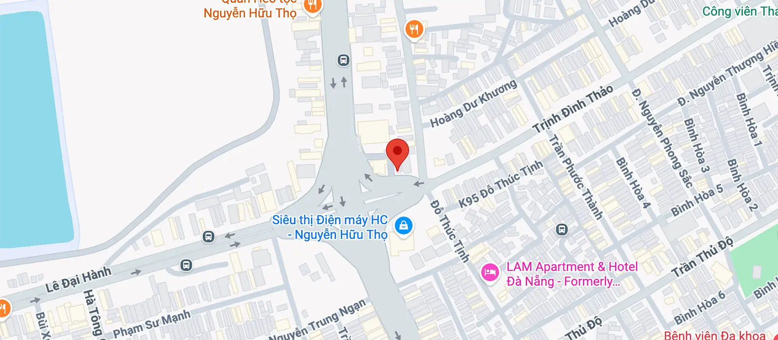 Bản đồ Subaru Đà Nẵng 779 Nguyễn Hữu Thọ