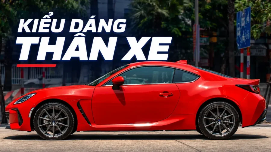 Ảnh bìa tổng hợp các kiểu dáng thân xe ngày nay với mẫu coupe thể thao Subaru BRZ màu đỏ