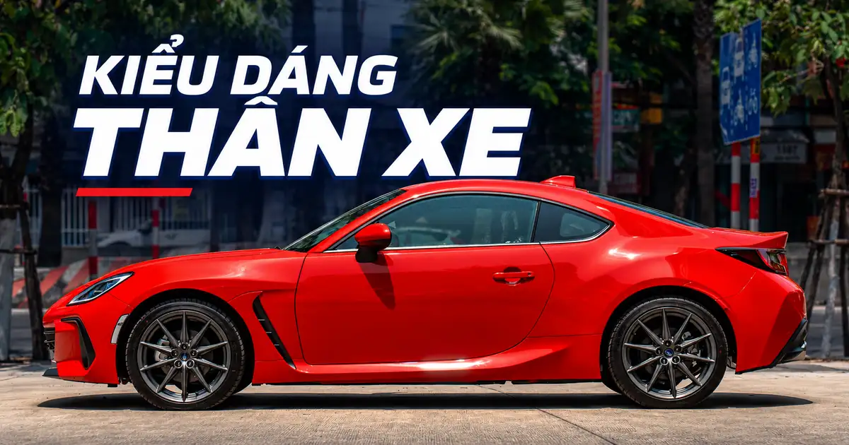 Ảnh bìa tổng hợp các kiểu dáng thân xe ngày nay với mẫu coupe thể thao Subaru BRZ màu đỏ