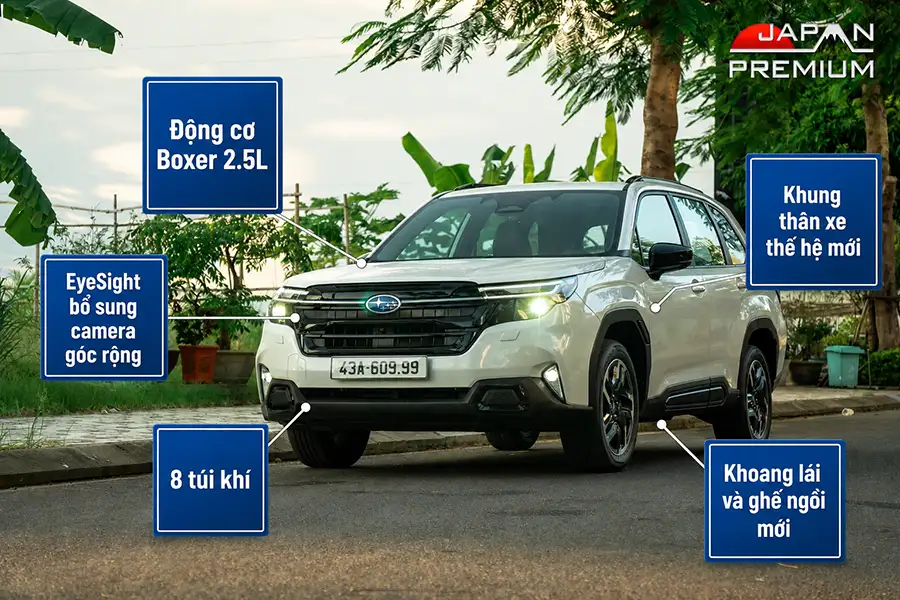 So sánh Forester nhập Nhật và Thái - Những nâng cấp vượt trội trên Subaru Forester 2026 nhập Nhật