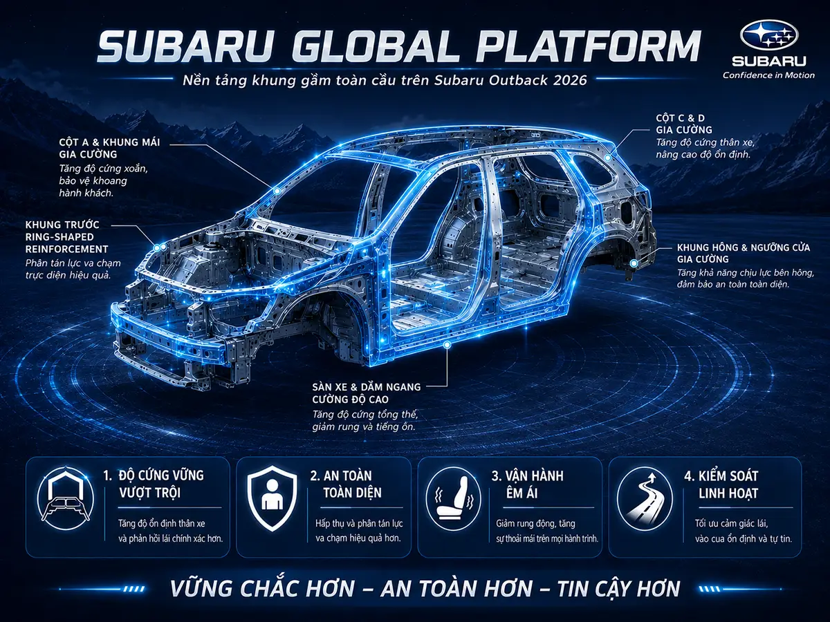 Nền tảng khung gầm toàn cầu Subaru Global Platform