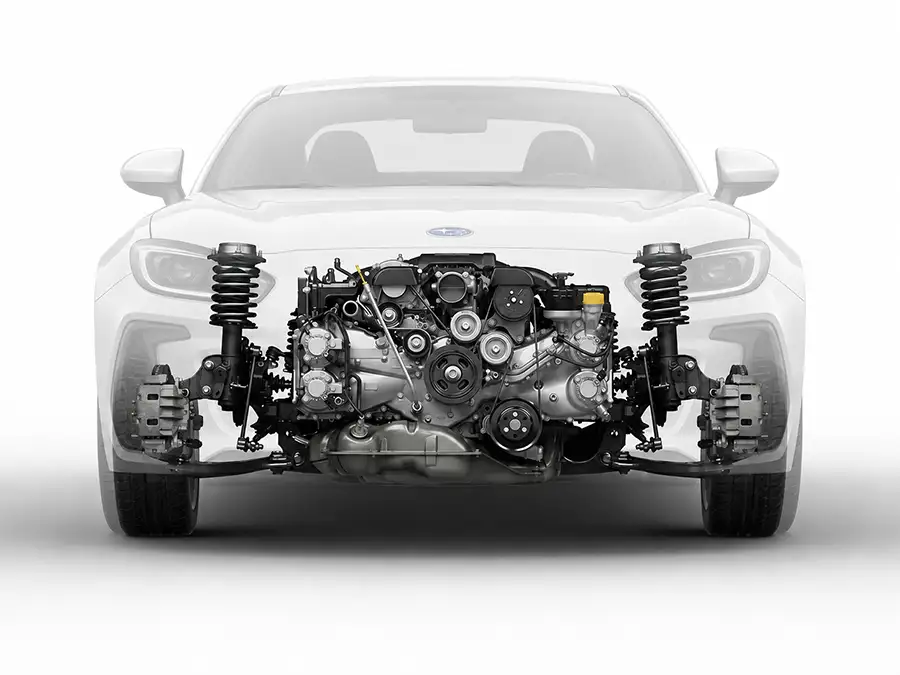 Kết cấu động cơ Boxer 2.4L trên Subaru BRZ phân tích ưu nhược điểm động cơ Boxer về trọng tâm xe