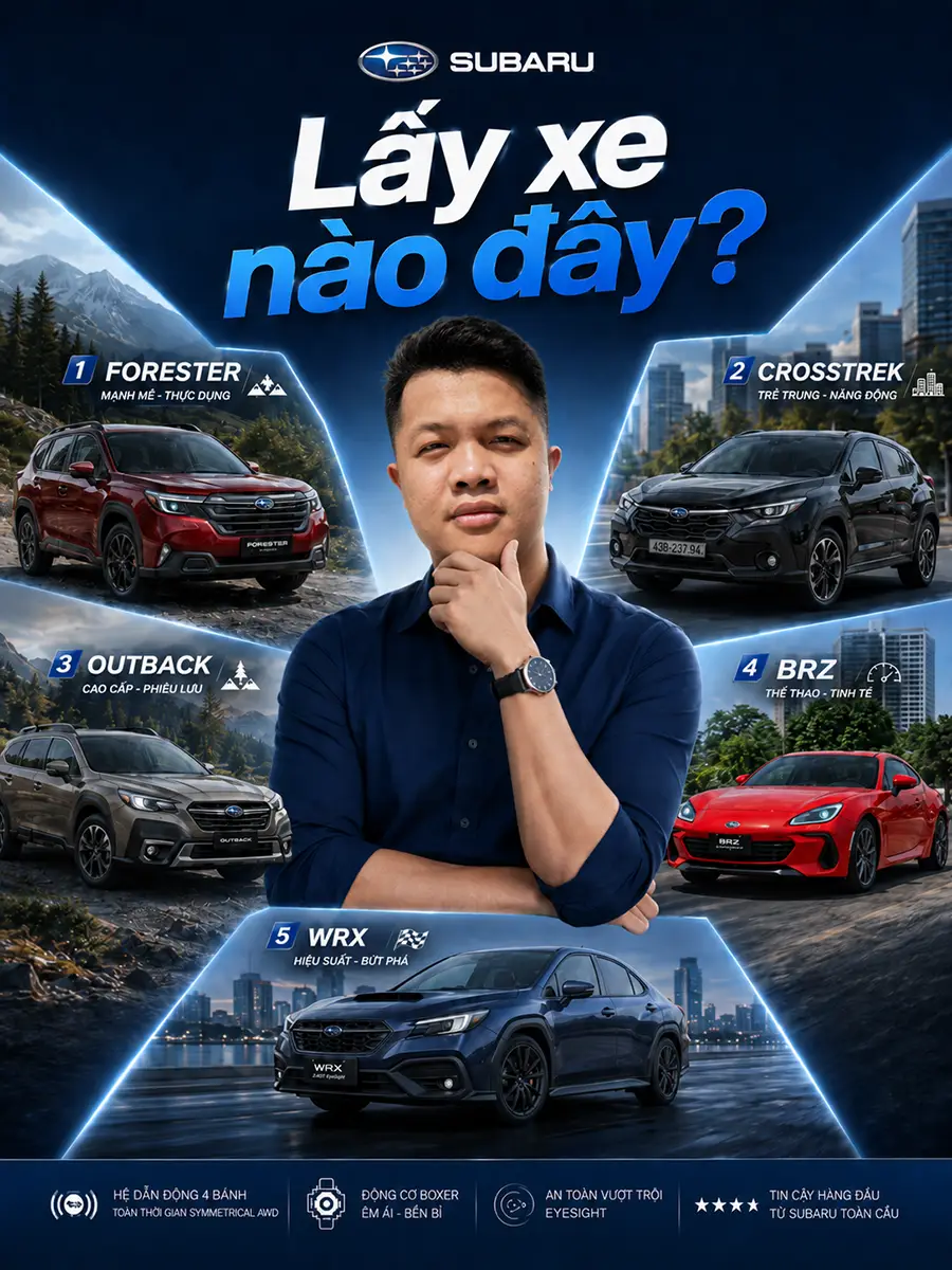 Bảng giá Subaru tại Đà Nẵng