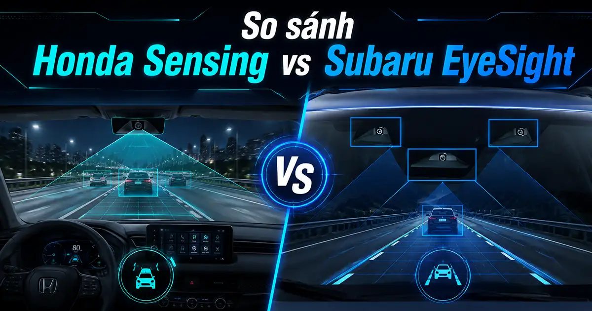 so sánh hệ thống an toàn Honda Sensing và Subaru EyeSight trên xe CR-V và Forester tại Việt Nam