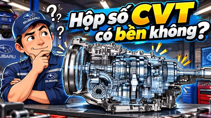 Hộp số CVT có bền không và giải phẫu cấu tạo chi tiết bên trong hộp số tự động vô cấp