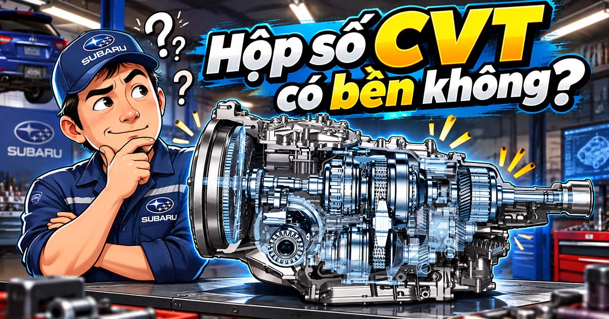 Hộp số CVT có bền không và giải phẫu cấu tạo chi tiết bên trong hộp số tự động vô cấp