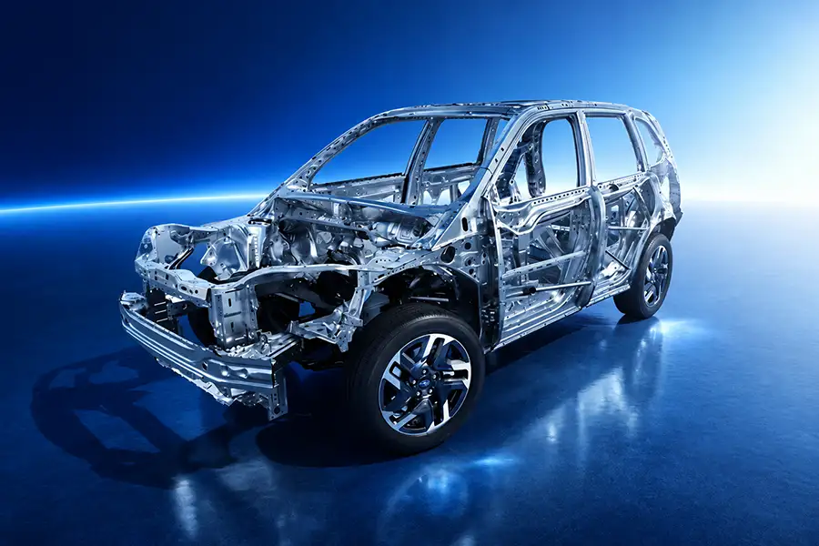 Khung gầm Subaru Global Platform SGP thế hệ thứ 2 trên xe Subaru Forester 2026