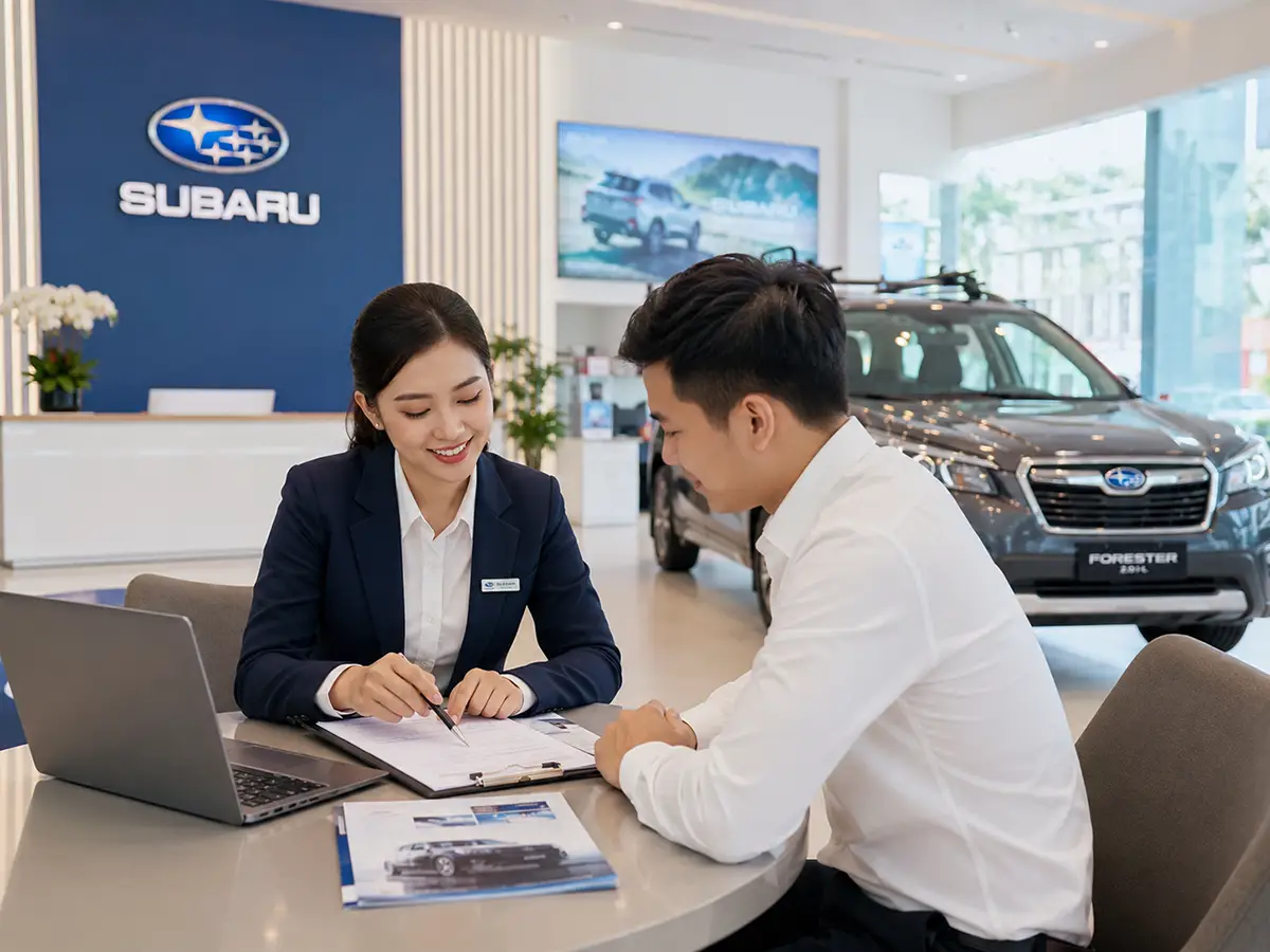 Bài toán trả góp cần được tính toán dựa trên biên độ lãi suất thực tế của ngân hàng trong lúc tìm hiểu giá lăn bánh subaru forester tại Việt Nam.