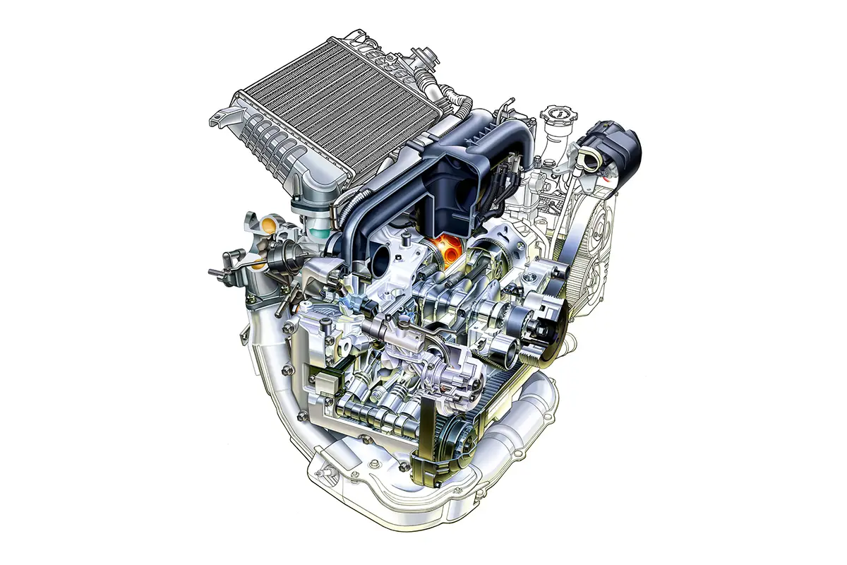 Hiểu đúng về động cơ Boxer Subaru