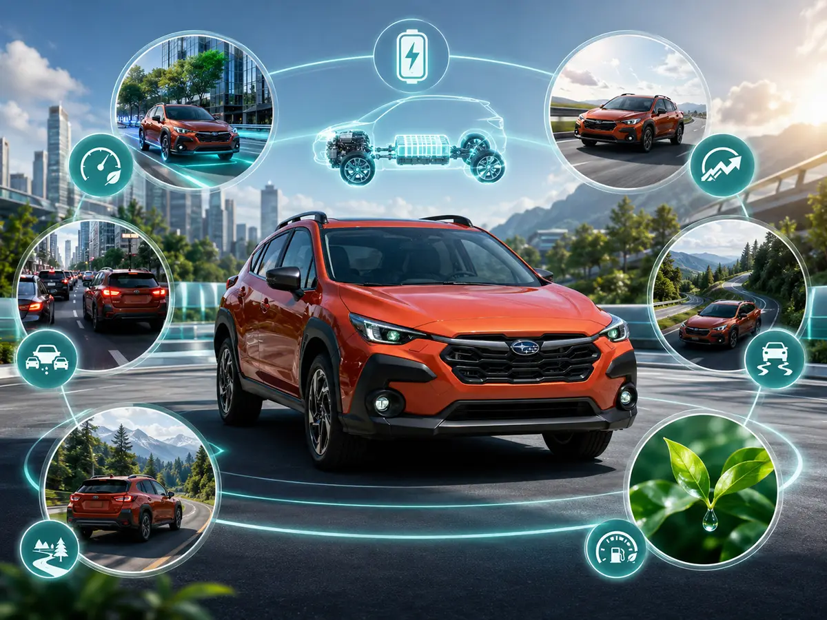 Subaru e-Boxer vận hành mượt mà trong đô thị