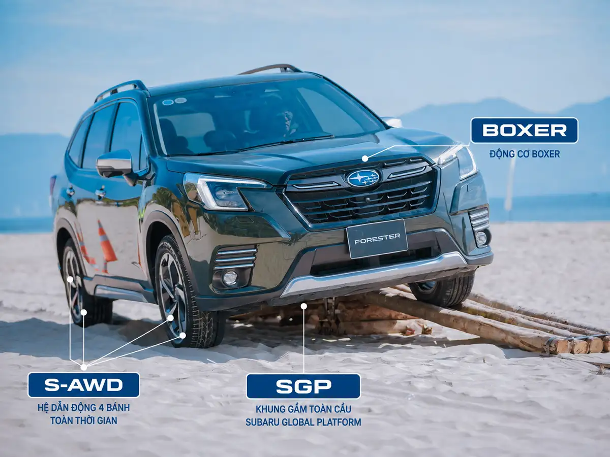 Động cơ Boxer, hệ dẫn động S-AWD và khung gầm Subaru Global Platform