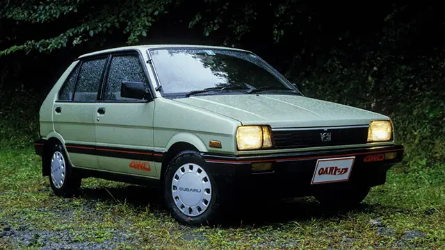 Subaru Justy hatchback năm 1984