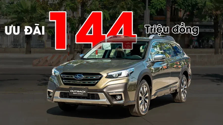 Xe Subaru Outback 2.5 i-T EyeSight ưu đãi 144 triệu đồng tại đại lý miền Trung.