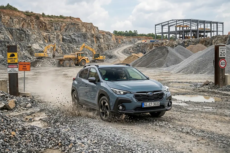 X-Mode Subaru hỗ trợ xe đi đường sỏi đá